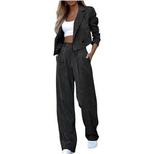 ROMRUM Women's 2 Piece Blazer Set